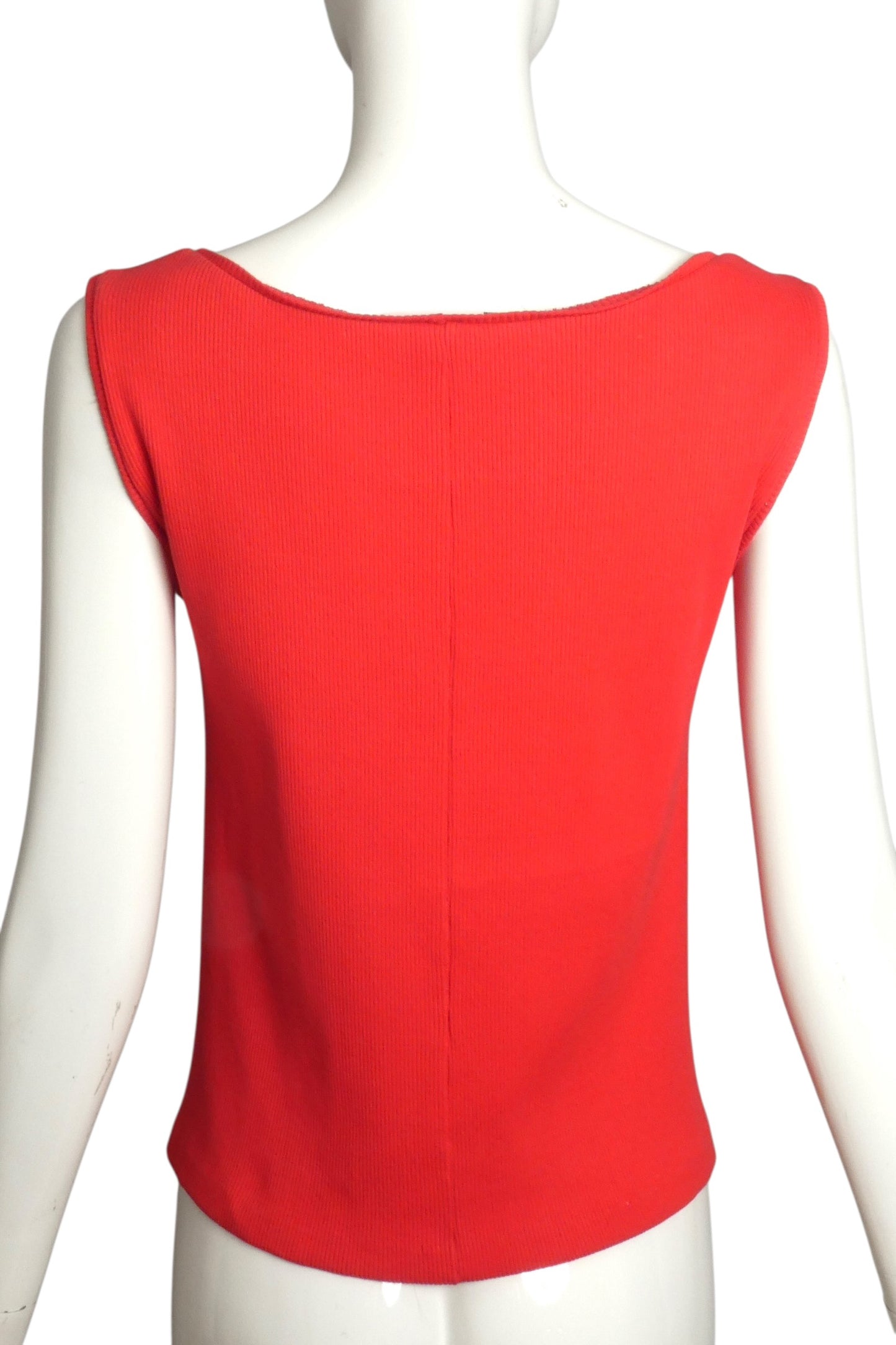 2003 Red Knit Keyhole Top, Size 4