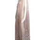 1980 Haute Couture Pink Embroidered Tulle Cape, Size-S/M