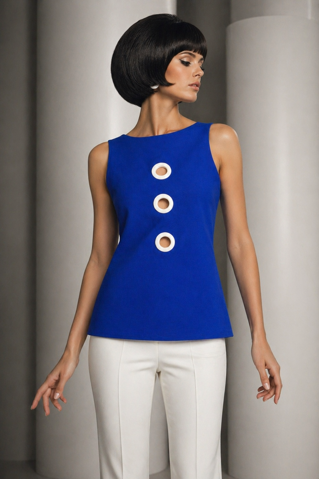 2003 Rayon Keyhole Top, Size 4