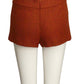 1996 Burnt Orange Wool Shorts- SIze 6