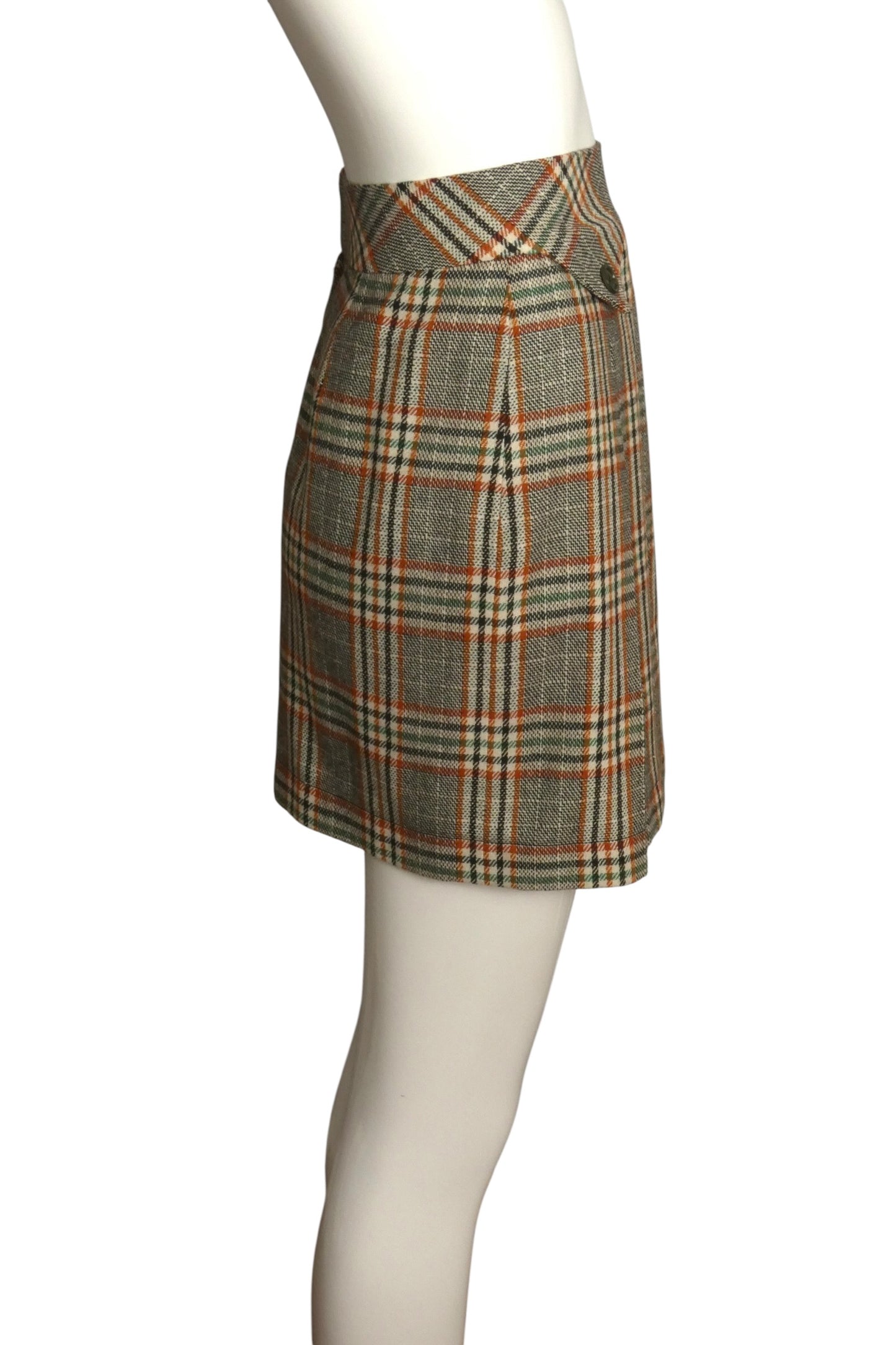 2007 Wool Plaid Skirt Size 6