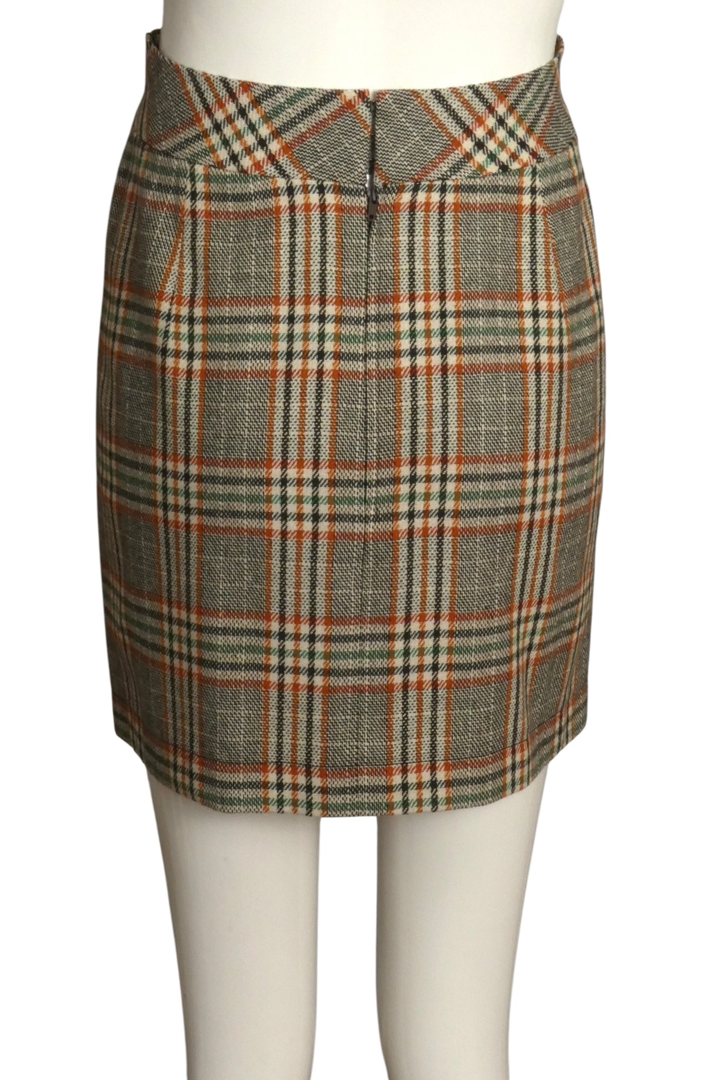 2007 Wool Plaid Skirt Size 6