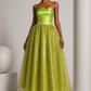 2000 Lime Jumpsuit and Sequin Skirt Ensemble, Size 4