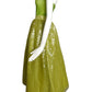 2000 Lime Jumpsuit and Sequin Skirt Ensemble, Size 4