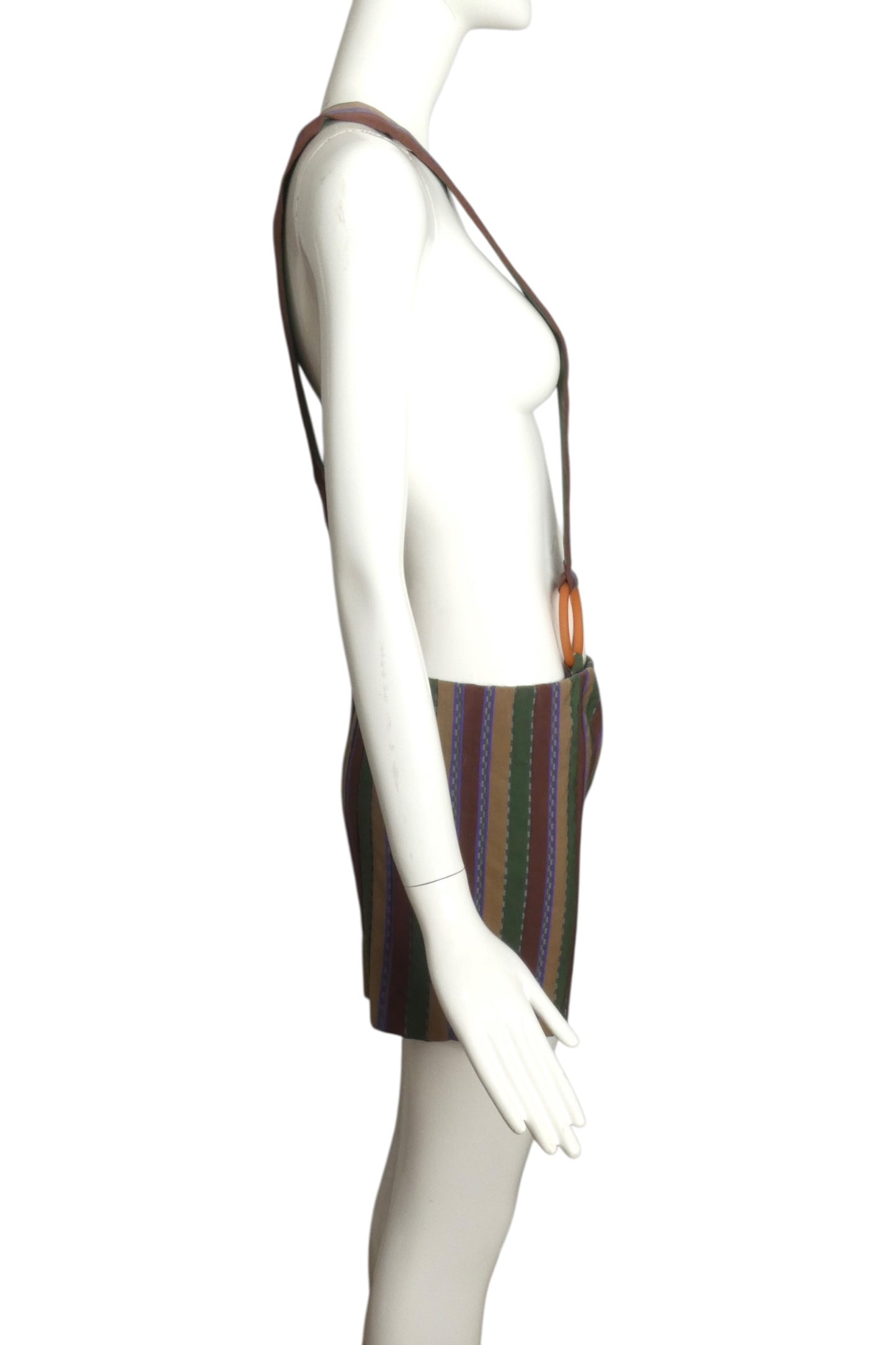 PIERRE CARDIN - 2003 Striped Knit  Suspender Shorts, Size 8