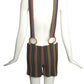 PIERRE CARDIN - 2003 Striped Knit  Suspender Shorts, Size 8