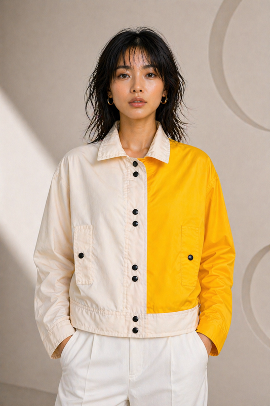 1998 Color Block Jacket, Size 8