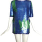 2002 Sequin Mini Dress, Size-10
