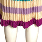 1970s Haute Couture Pleated Silk Dress, Size-4
