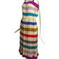 1970s Haute Couture Pleated Silk Dress, Size-4