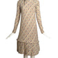 1980 Haute Couture Wool Knit Hoop Dress, Size-4