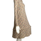 1980 Haute Couture Wool Knit Hoop Dress, Size-4