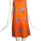 1980 Rayon Print A-Line Dress, Size-6