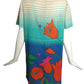 2001 Floral Rayon Dress, Size 8