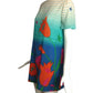 2001 Floral Rayon Dress, Size 8