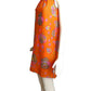 1980 Rayon Print A-Line Dress, Size-6