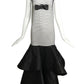 2002 Knit & Taffeta Dress, Size 2