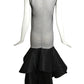2002 Knit & Taffeta Dress, Size 2