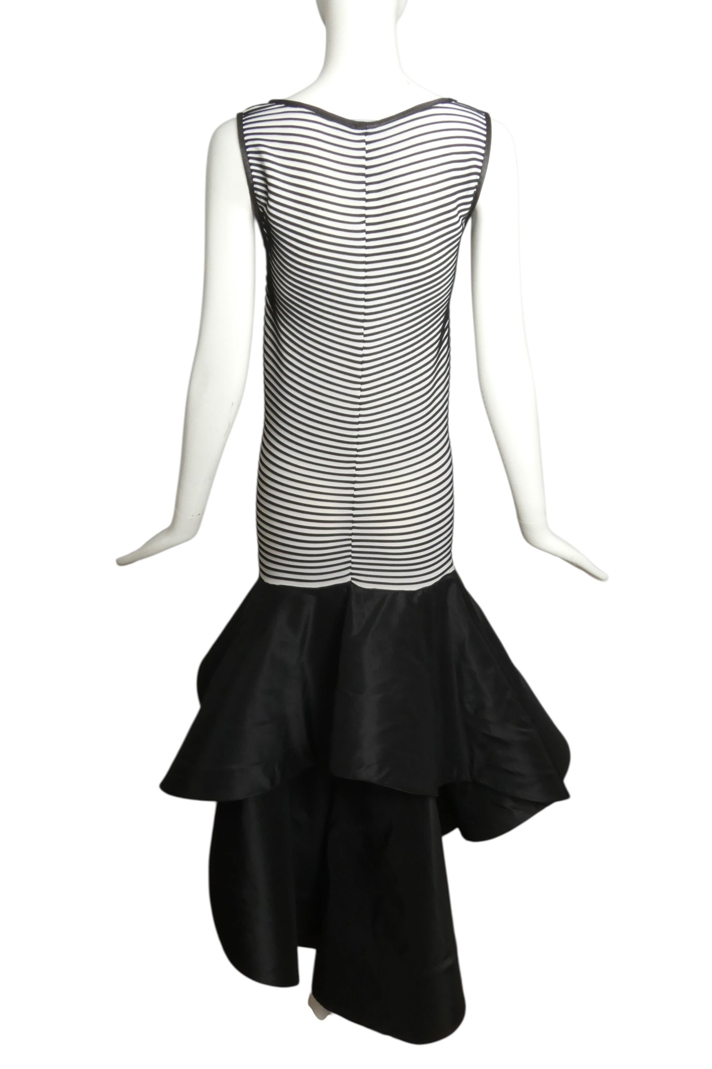 2002 Knit & Taffeta Dress, Size 2