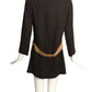 1990s Wool Crepe Dress, Size 4