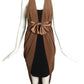 1990s Haute Couture Crepe Fabric Block Dress, Size-4