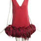 2011 Silk & Feather Dress, Size 4