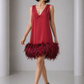 2011 Silk & Feather Dress, Size 4
