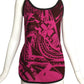 1980s Linen Print Tank, Size-4