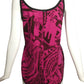 1980s Linen Print Tank, Size-4