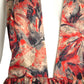 1980 Haute Couture Pleated Silk Dress, Size 4