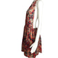 1980 Haute Couture Pleated Silk Dress, Size 4