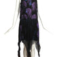 1998 Pleated Chiffon Party Dress, Size-6