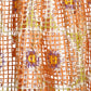 2000 Orange Painted Raffia Ballgown Skirt, Size 4