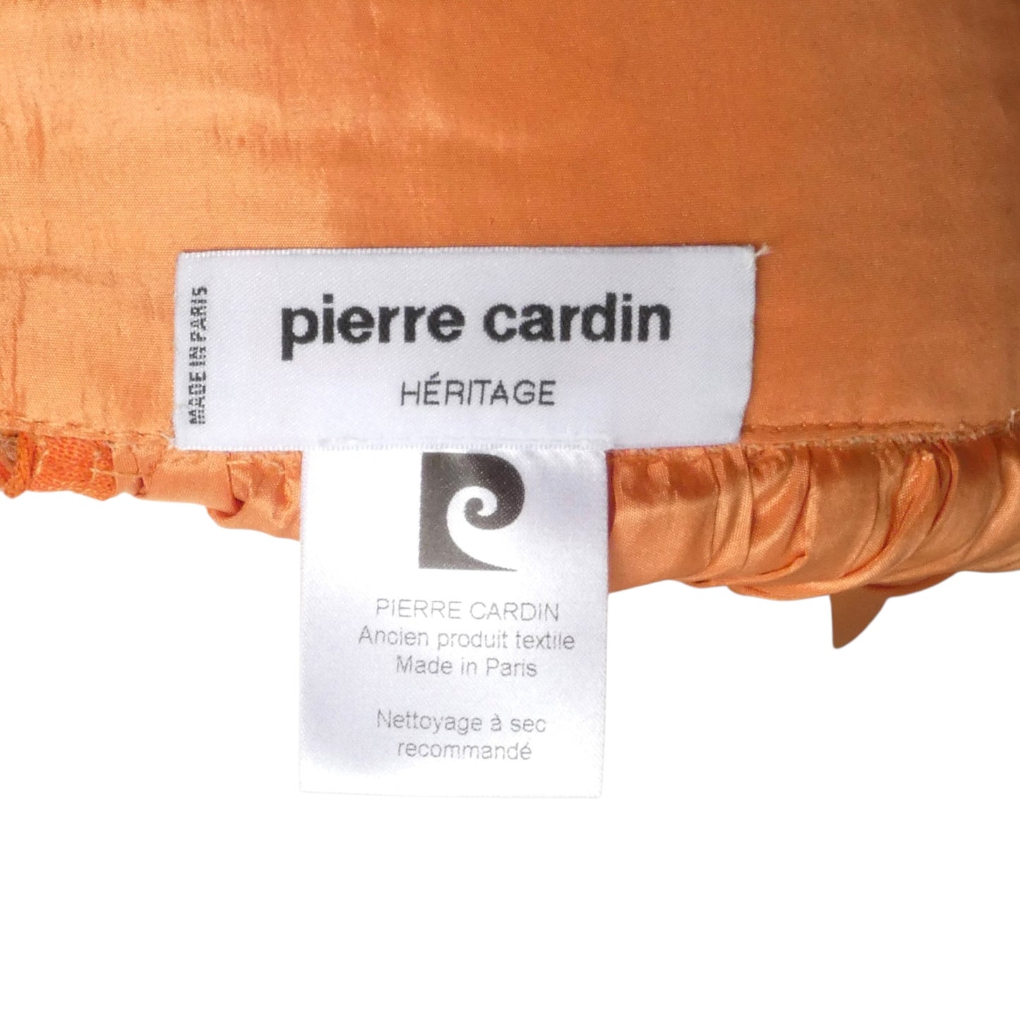 2000 Orange Painted Raffia Ballgown Skirt, Size 4