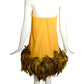 2005 Silk & Feather Dress, Size 6