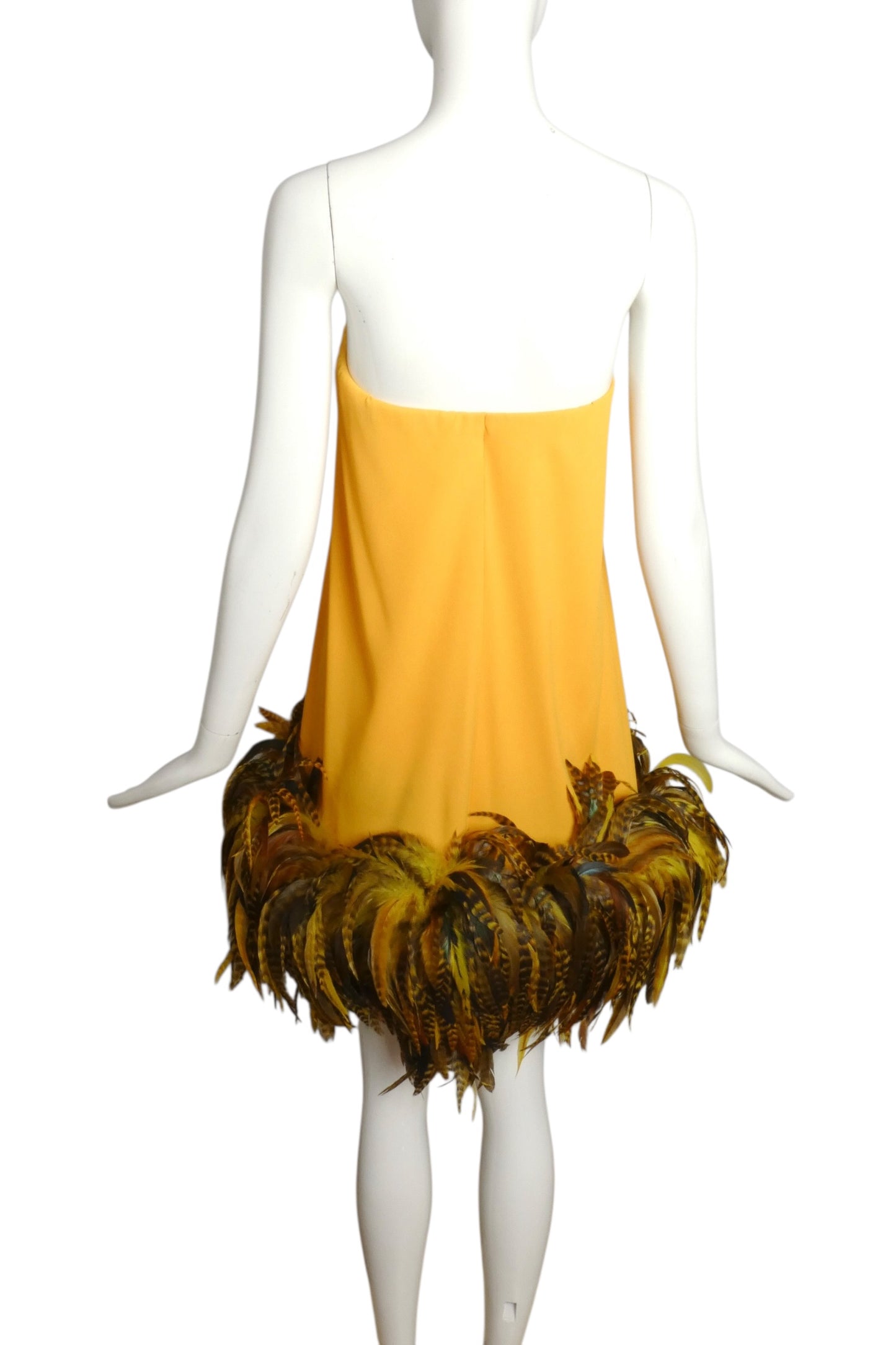 2005 Silk & Feather Dress, Size 6
