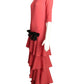 2009 Tiered Knit Evening Dress, Size-6