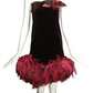2005 Velvet & Feather Dress, Size 6
