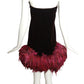 2005 Velvet & Feather Dress, Size 6