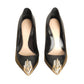 Punk Stud Leather Pumps, Size 35