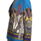 Printed Knit Blazer, Size 8