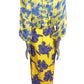 1980s Silk Jacquard & Chiffon Gown, Size 6