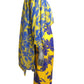 1980s Silk Jacquard & Chiffon Gown, Size 6