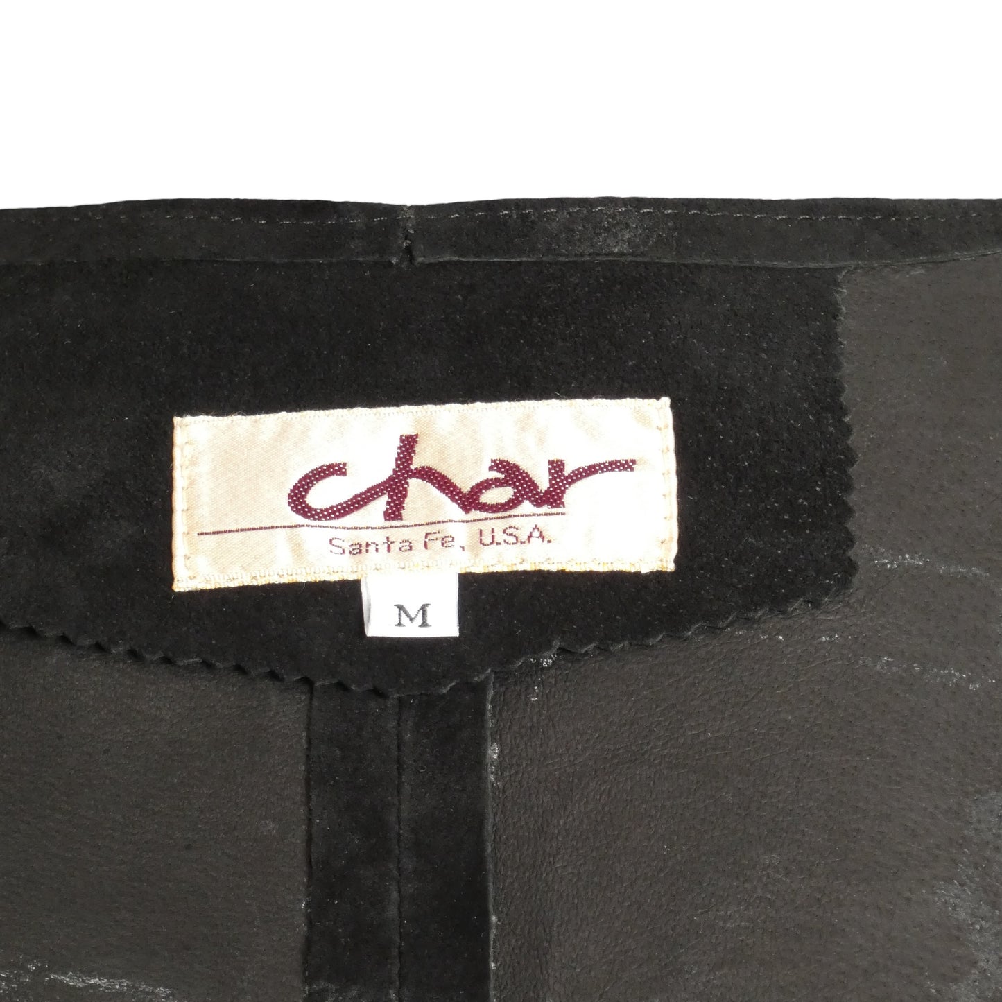 1980s Printed Suede Vest, Size 8