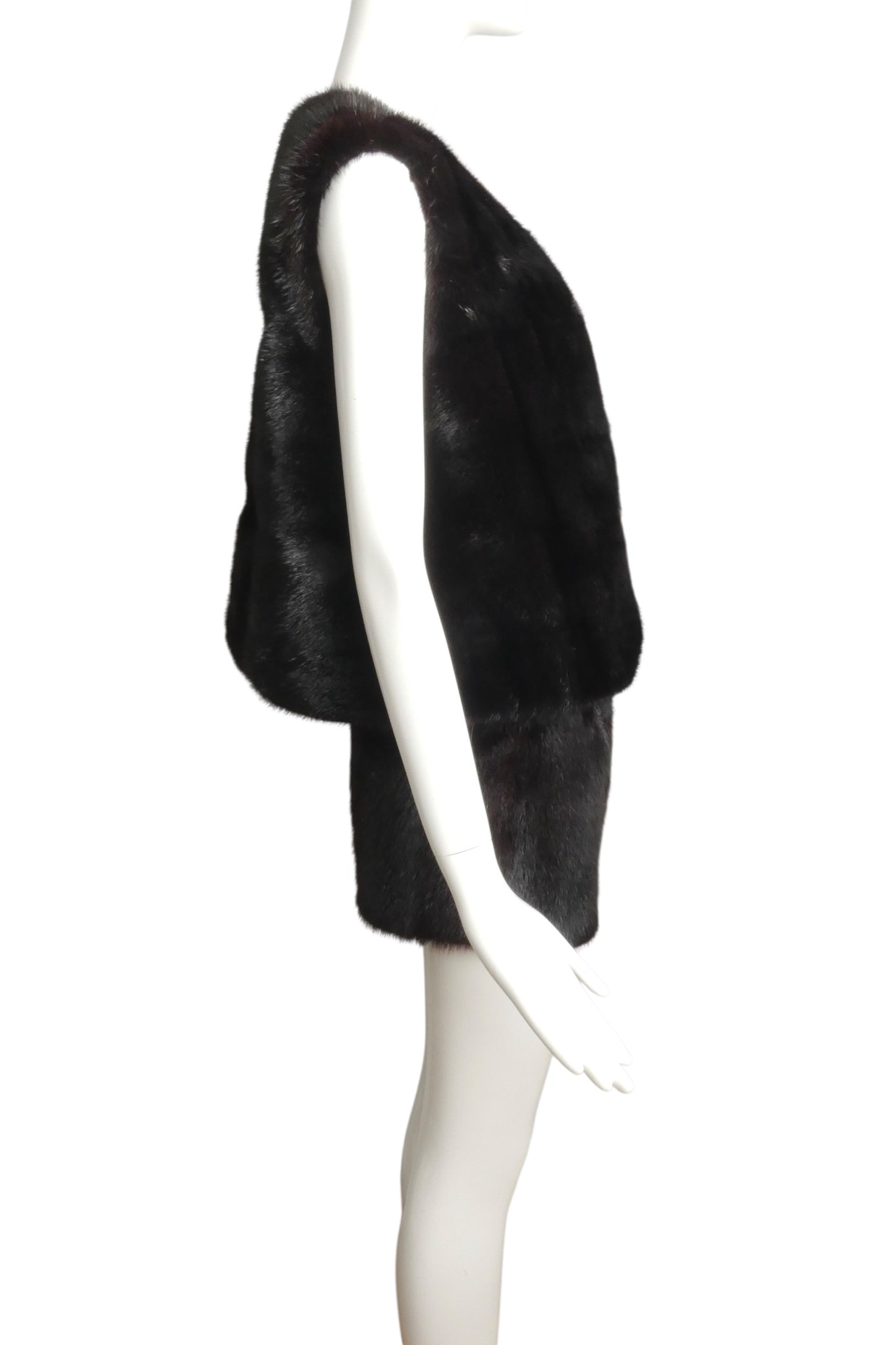 1960s Mink Fur Vest & Shorts Ensemble, Size-6