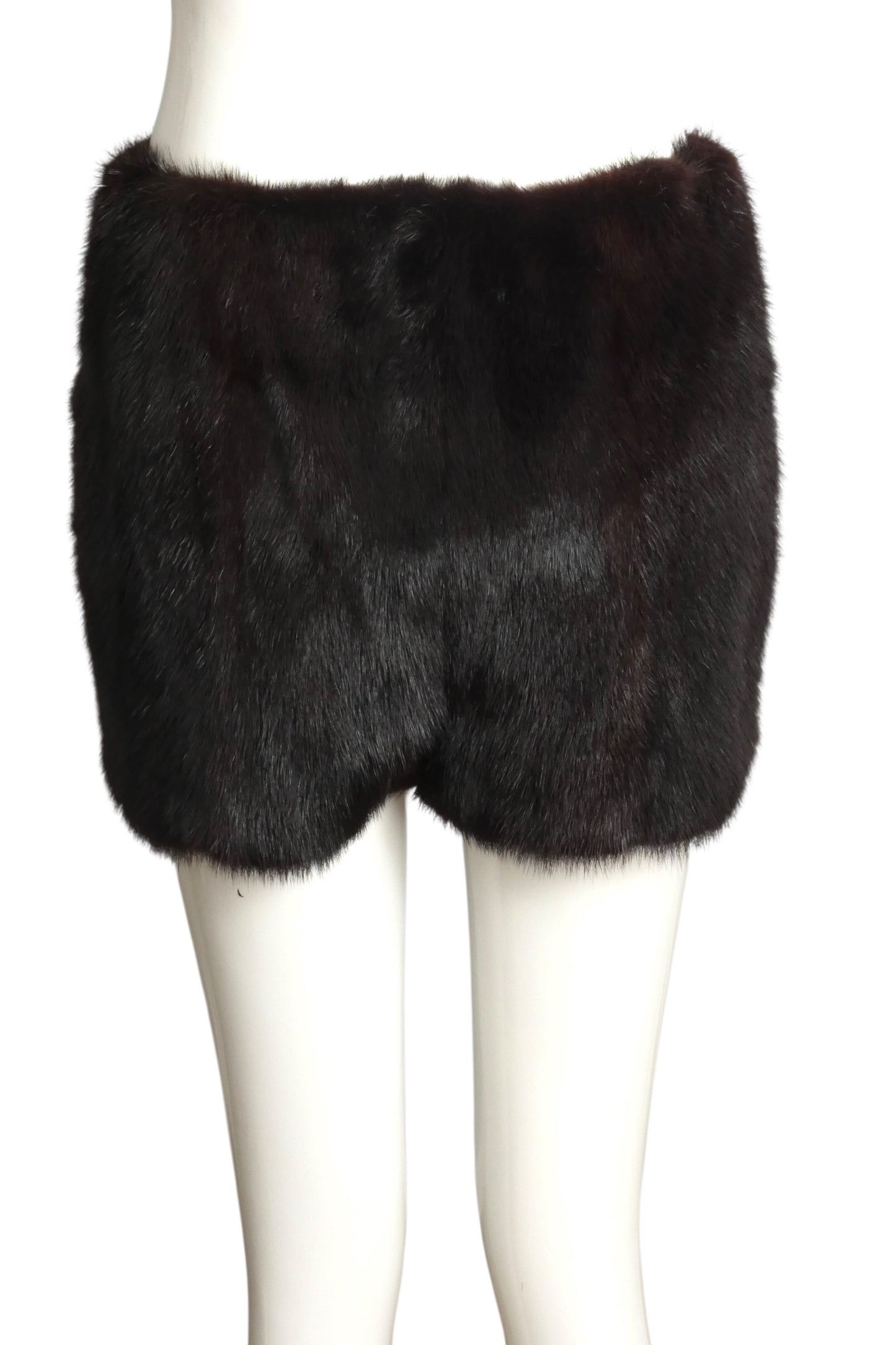 1960s Mink Fur Vest & Shorts Ensemble, Size-6