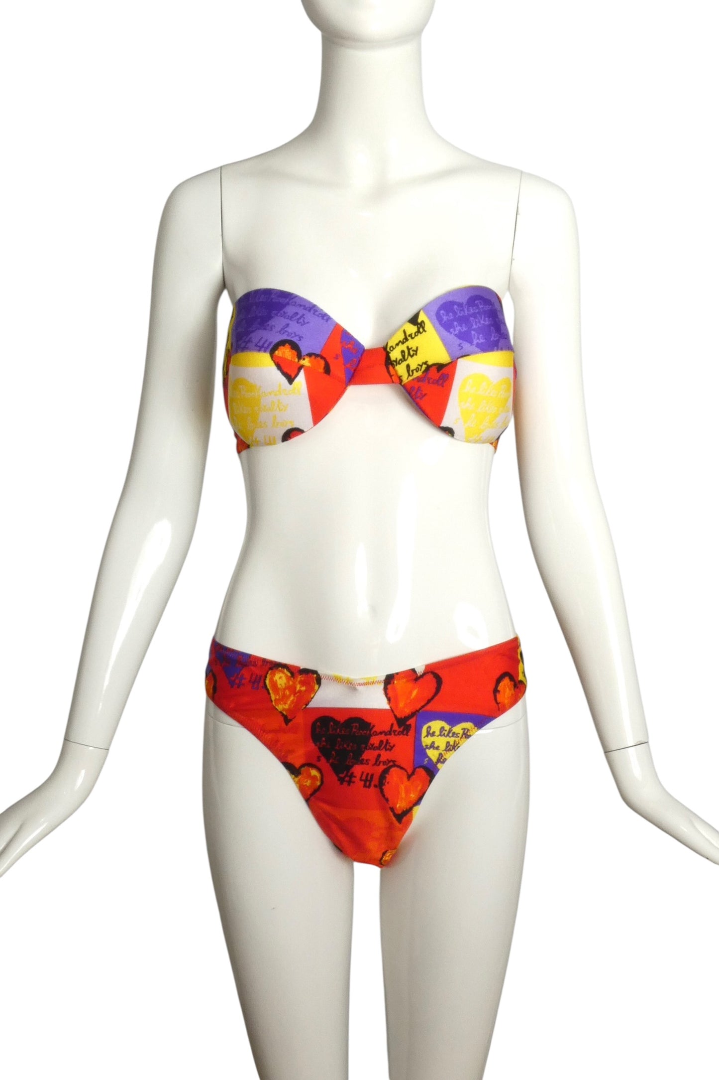 NWT 1997 2pc Print Bikini, Size 10