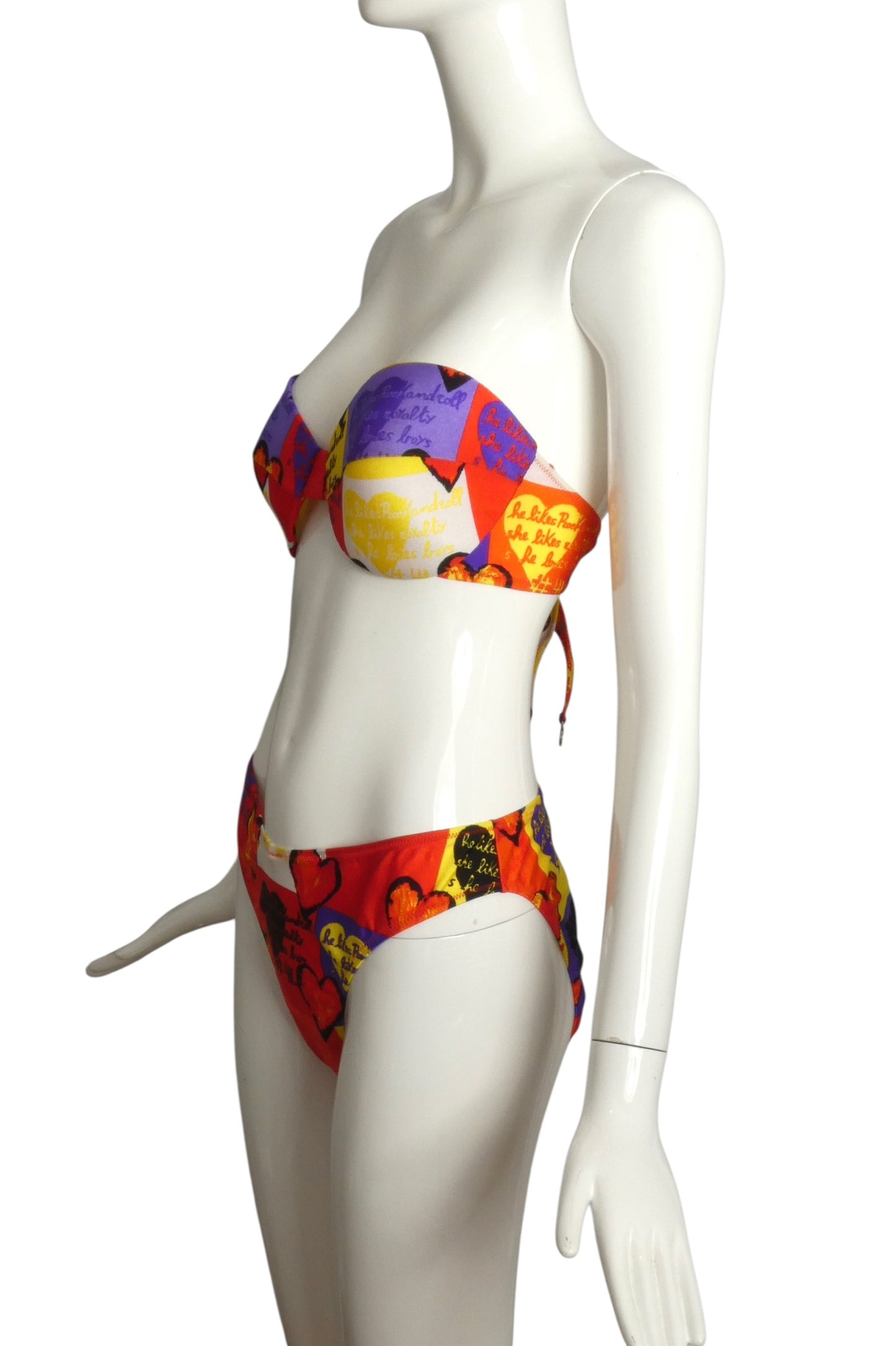 NWT 1997 2pc Print Bikini, Size 10