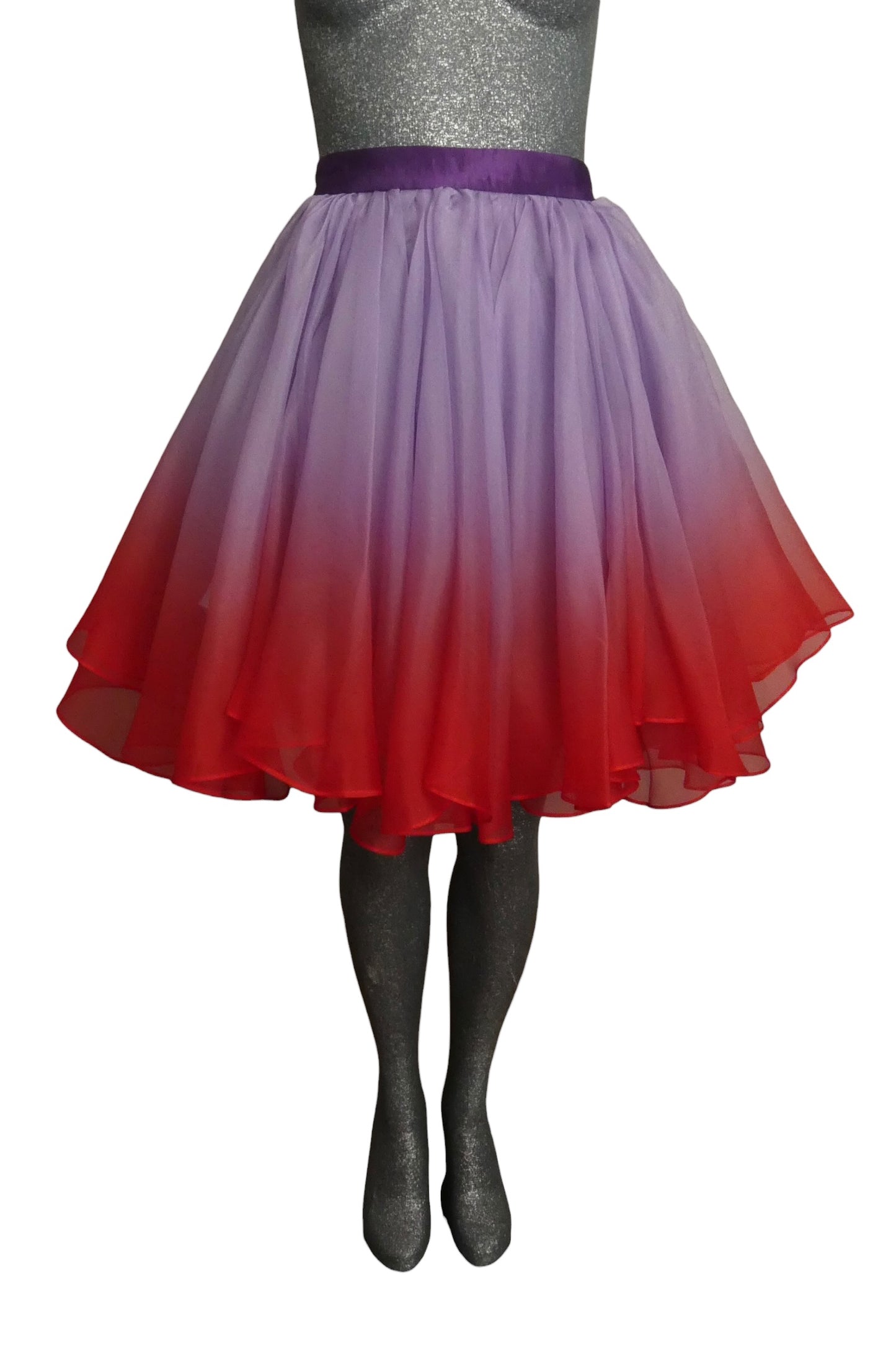 2025 Ombre Organza Skirt, Size-6