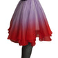 2025 Ombre Organza Skirt, Size-6